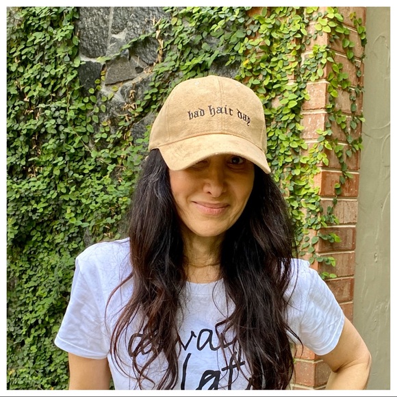 BAD HAIR DAY FAUX SUEDE CAP - Picture 4 of 4